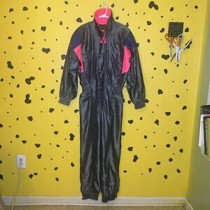 Vintage Ski Suit, 80s, Y2k, Retro Ski, Size Medium - Snow Suit - One Piece